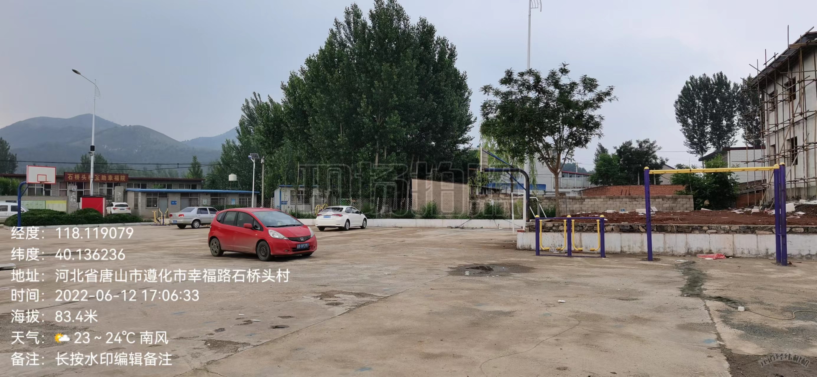 东旧寨镇石桥头村健身器材